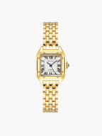 Women's Square Quartz Watch – Modern Elegant Adjustable Design-Watches-Gold-