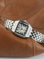 Women's Square Quartz Watch – Modern Elegant Adjustable Design-Watches-Gold-