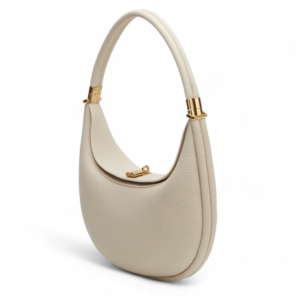 Amélis | Women's Crescent Shoulder Bag Spacious Day Night Versatile Modern Handbag-Shoulder Bag-Beige-Camoufit