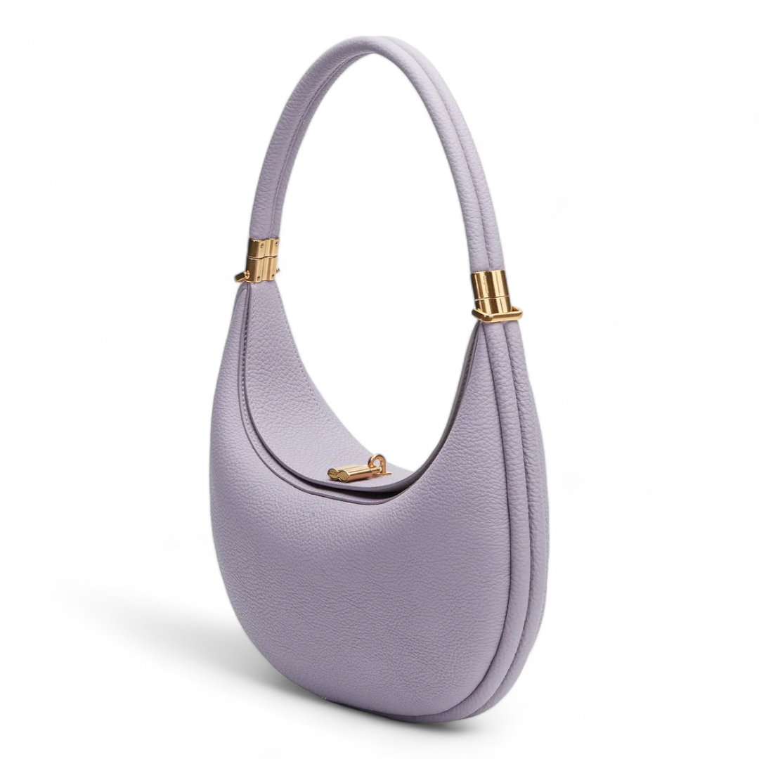 Amélis | Women's Crescent Shoulder Bag Spacious Day Night Versatile Modern Handbag-Shoulder Bag-Lavender-Camoufit