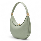 Amélis | Women's Crescent Shoulder Bag Spacious Day Night Versatile Modern Handbag-Shoulder Bag-Light Green-Camoufit