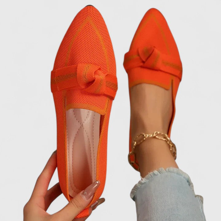 Meliora | Comfort Loafers for Women – Cushioned Slip-On Support Fit-Women's Loafers-Orange-5-Camoufit