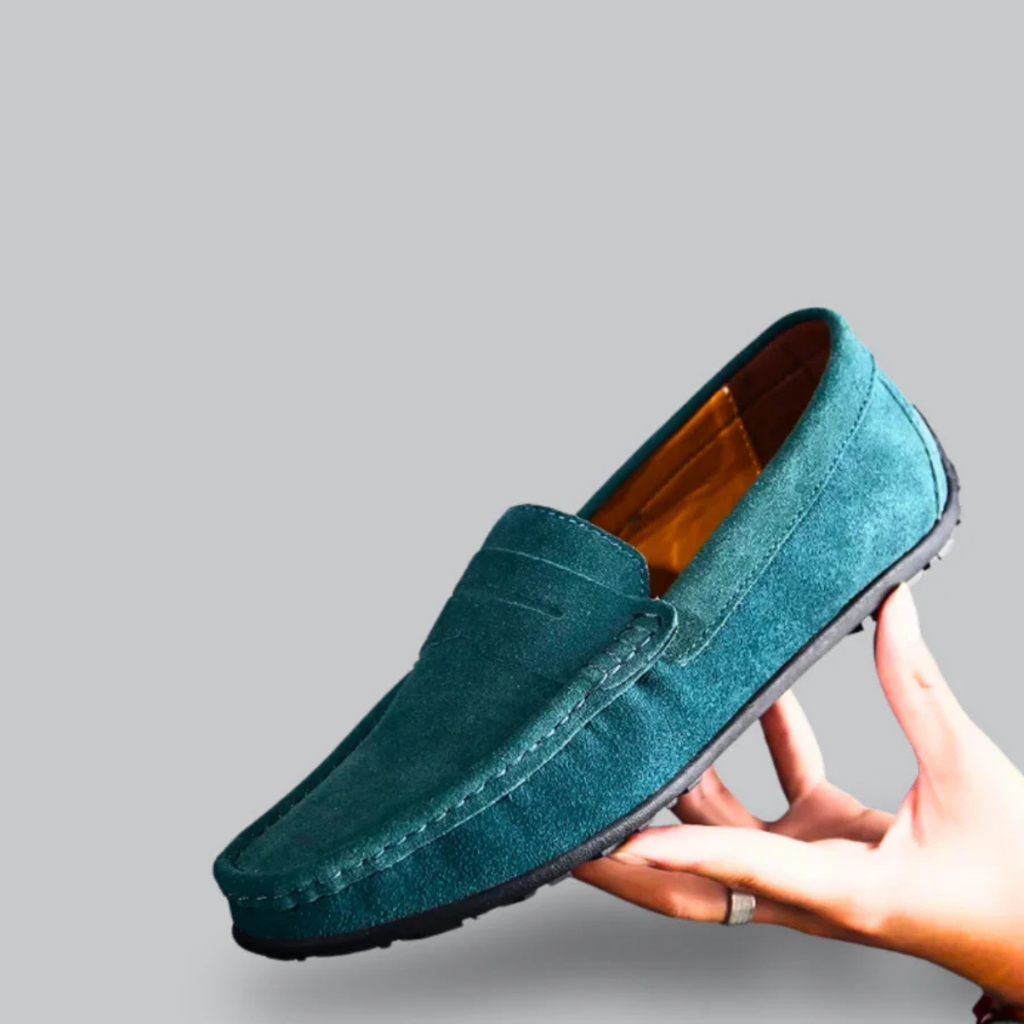 Mateo Men's Casual Shoes - Comfortable Lightweight Everyday Wear-Men's Loafers-Dark sea green-5-Camoufit