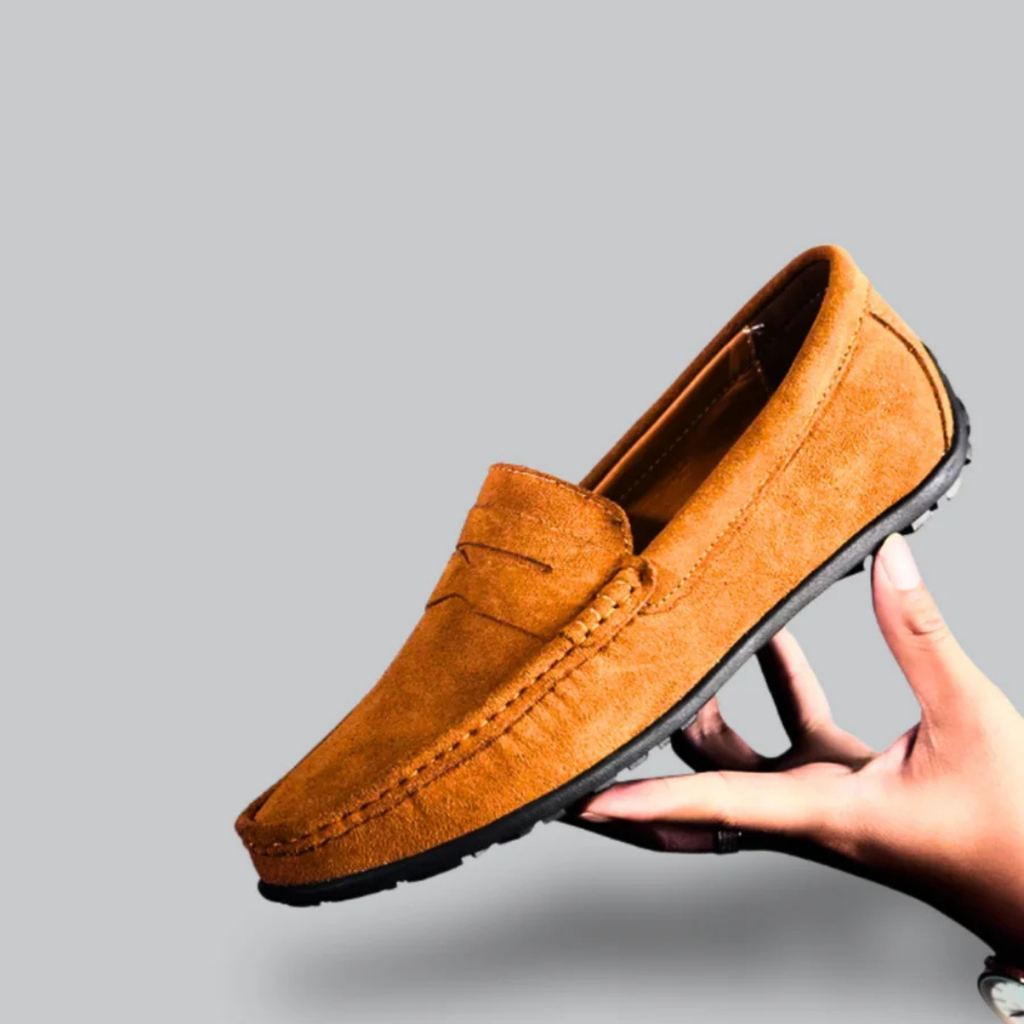 Mateo Men's Casual Shoes - Comfortable Lightweight Everyday Wear-Men's Loafers-Light brown-5-Camoufit