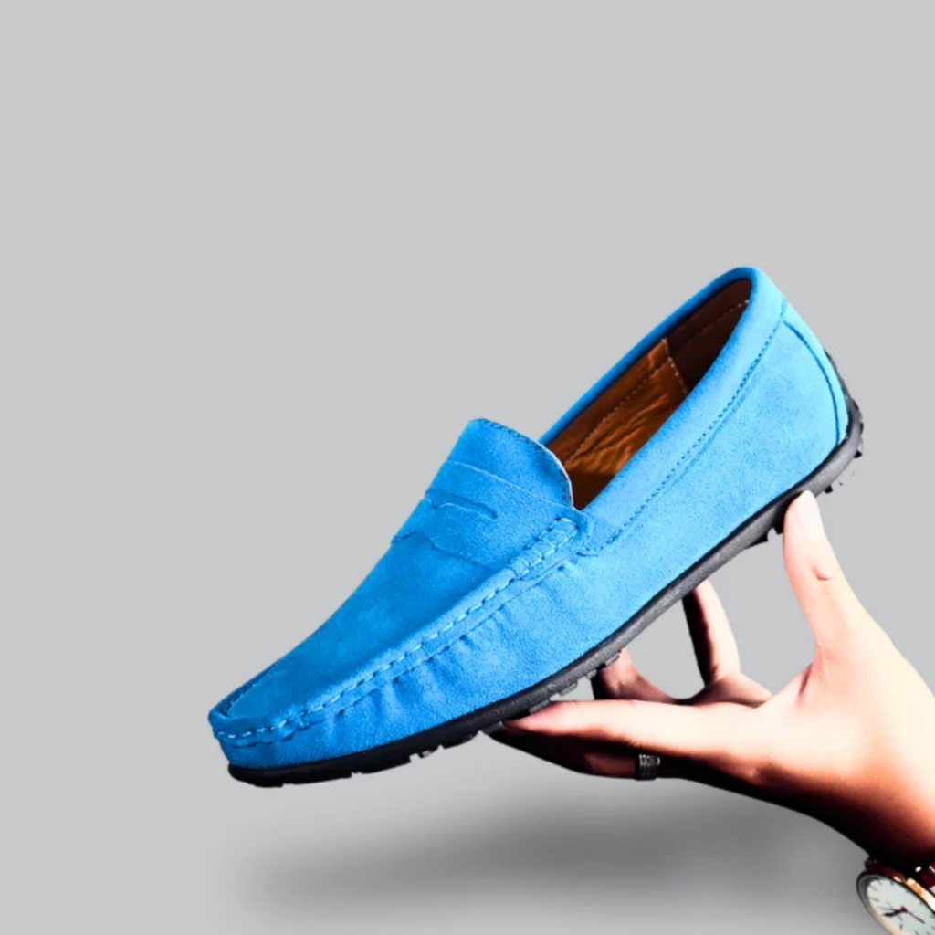 Mateo Men's Casual Shoes - Comfortable Lightweight Everyday Wear-Men's Loafers-Light blue-5-Camoufit