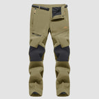 Arden Men's Fleece-Lined Ski Pants-Men's Fleece Lined Pants-CAMOUFIT-Khaki-30-Camoufit