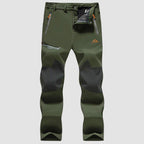 Arden Men's Fleece-Lined Ski Pants-Men's Fleece Lined Pants-CAMOUFIT-Army Green-30-Camoufit