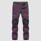 Arden Men's Fleece-Lined Ski Pants-Men's Fleece Lined Pants-CAMOUFIT-Purple-30-Camoufit