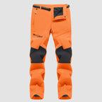 Arden Men's Fleece-Lined Ski Pants-Men's Fleece Lined Pants-CAMOUFIT-Bright Orange-30-Camoufit