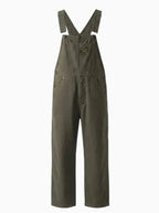 Men's Overalls Cotton Canvas Slim Fit with Pockets-Men's Overalls-CAMOUFIT-army green-S-Camoufit