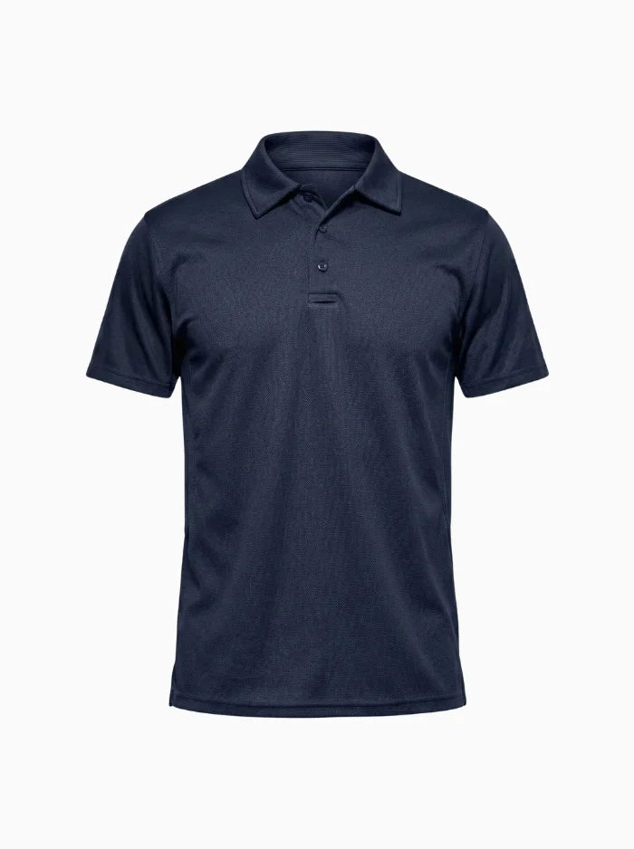 Men’s Quick-Dry Performance Golf Polo Shirt-Polo Shirt-CAMOUFIT-Navy-S-Camoufit