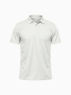 Men’s Quick-Dry Performance Golf Polo Shirt-Polo Shirt-CAMOUFIT-White-S-Camoufit