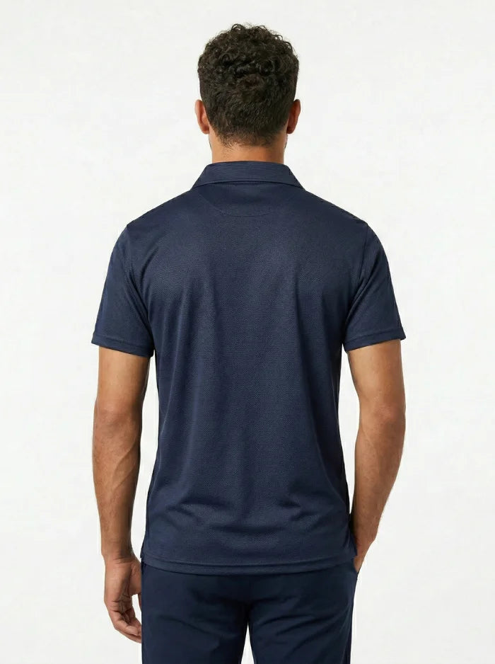 Men’s Quick-Dry Performance Golf Polo Shirt-Polo Shirt-CAMOUFIT-Navy-S-Camoufit
