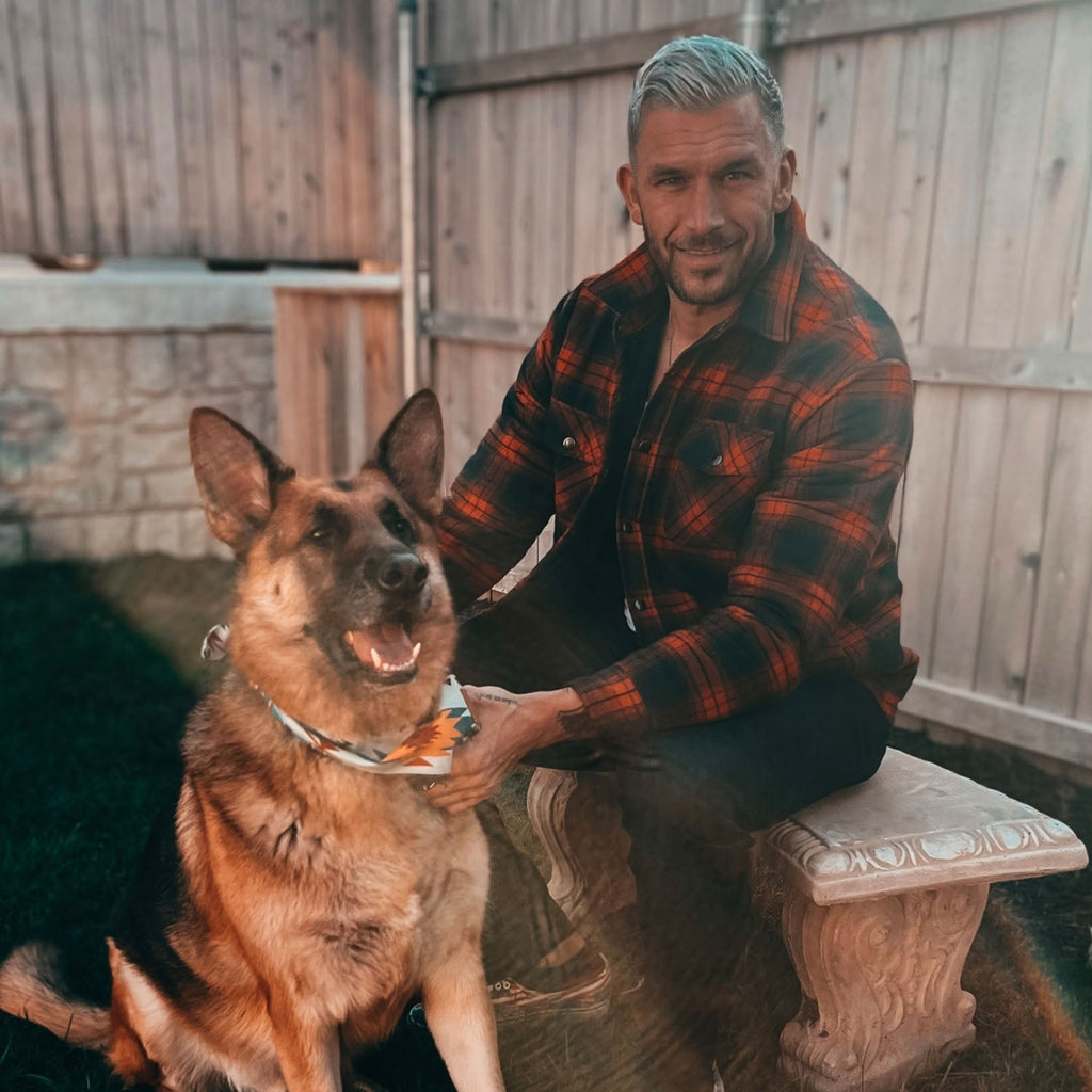 Noah Men's Quilted Flannel Jacket Winter Padded-Flannel Quilted Jacket-CAMOUFIT-Orange-S-Camoufit