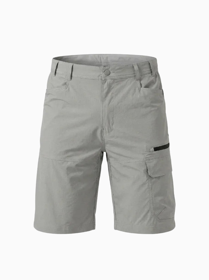 Men’s SunShield Stretch Utility Cargo Shorts-Cargo Shorts-CAMOUFIT-Light Grey-M-Camoufit