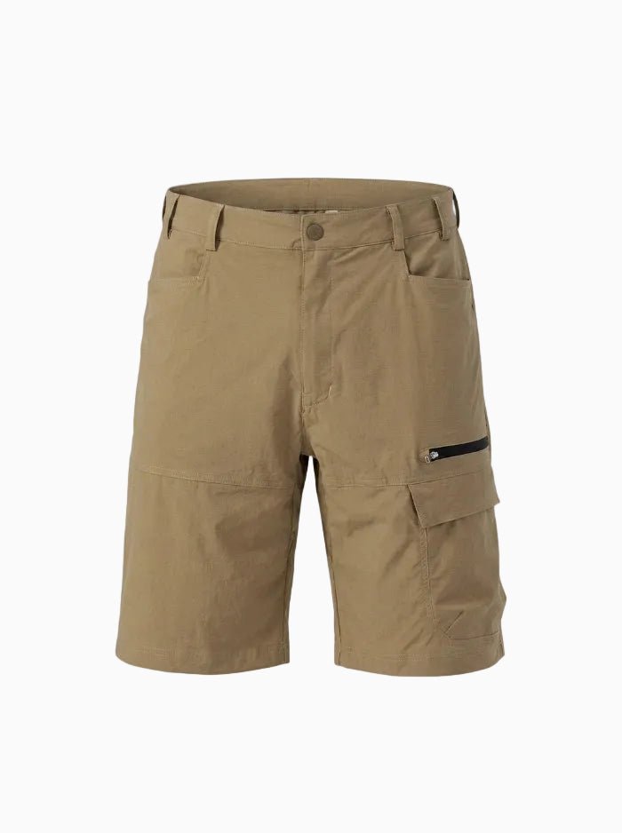 Men’s SunShield Stretch Utility Cargo Shorts-Cargo Shorts-CAMOUFIT-Khaki-M-Camoufit
