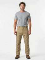 Men's Tactical Cargo Pants Waterproof Hiking Outdoor Trousers-Tactical Cargo Pants-CAMOUFIT-Khaki-S-Camoufit