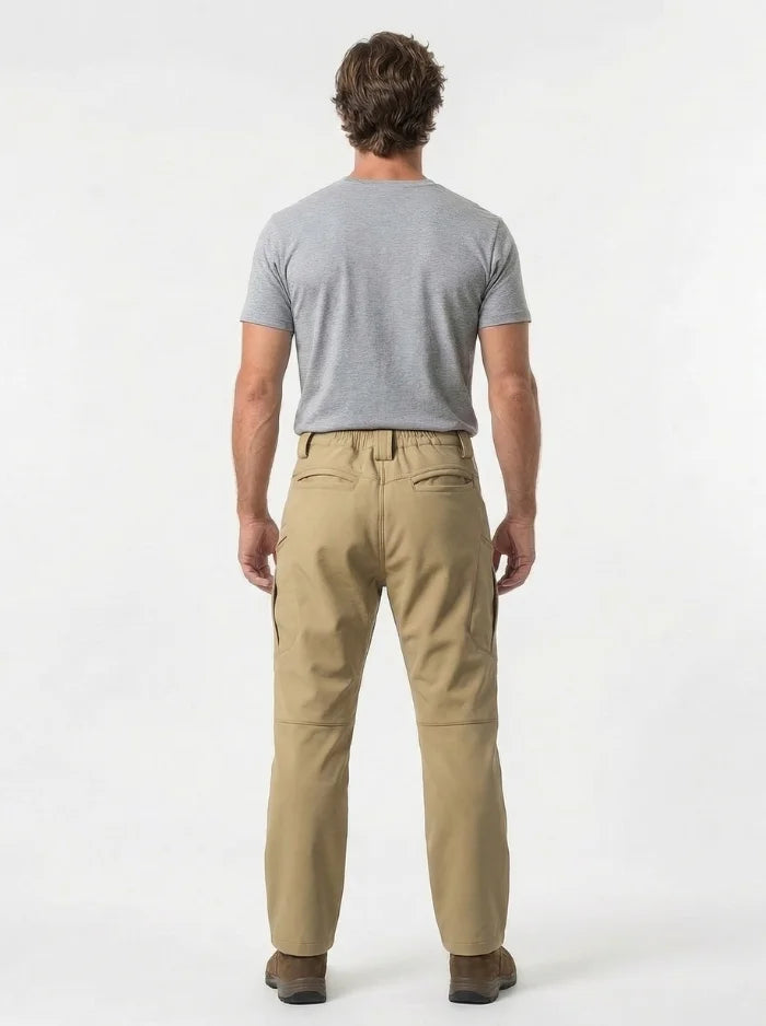 Men's Tactical Cargo Pants Waterproof Hiking Outdoor Trousers-Tactical Cargo Pants-CAMOUFIT-Khaki-S-Camoufit