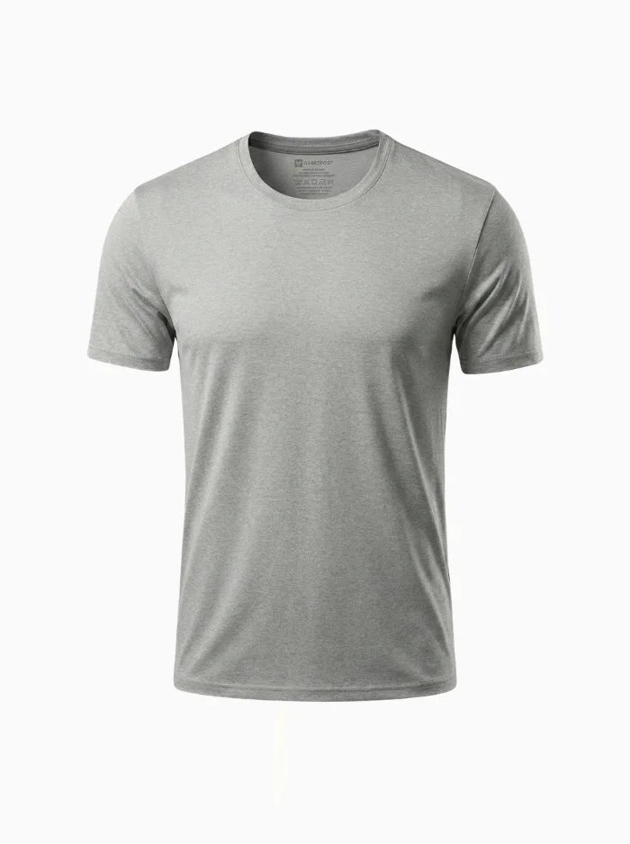 Men’s UPF 50+ Quick-Dry Performance T-Shirt-Men's T-shirt-CAMOUFIT-Light Grey-XS-Camoufit