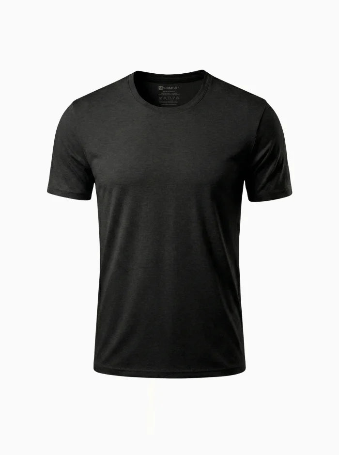 Men’s UPF 50+ Quick-Dry Performance T-Shirt-Men's T-shirt-CAMOUFIT-Black-XS-Camoufit