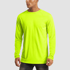 Dylan Men's Sun Protection Shirt-Men's Sport Shirt-CAMOUFIT-Bright Green-S-Camoufit
