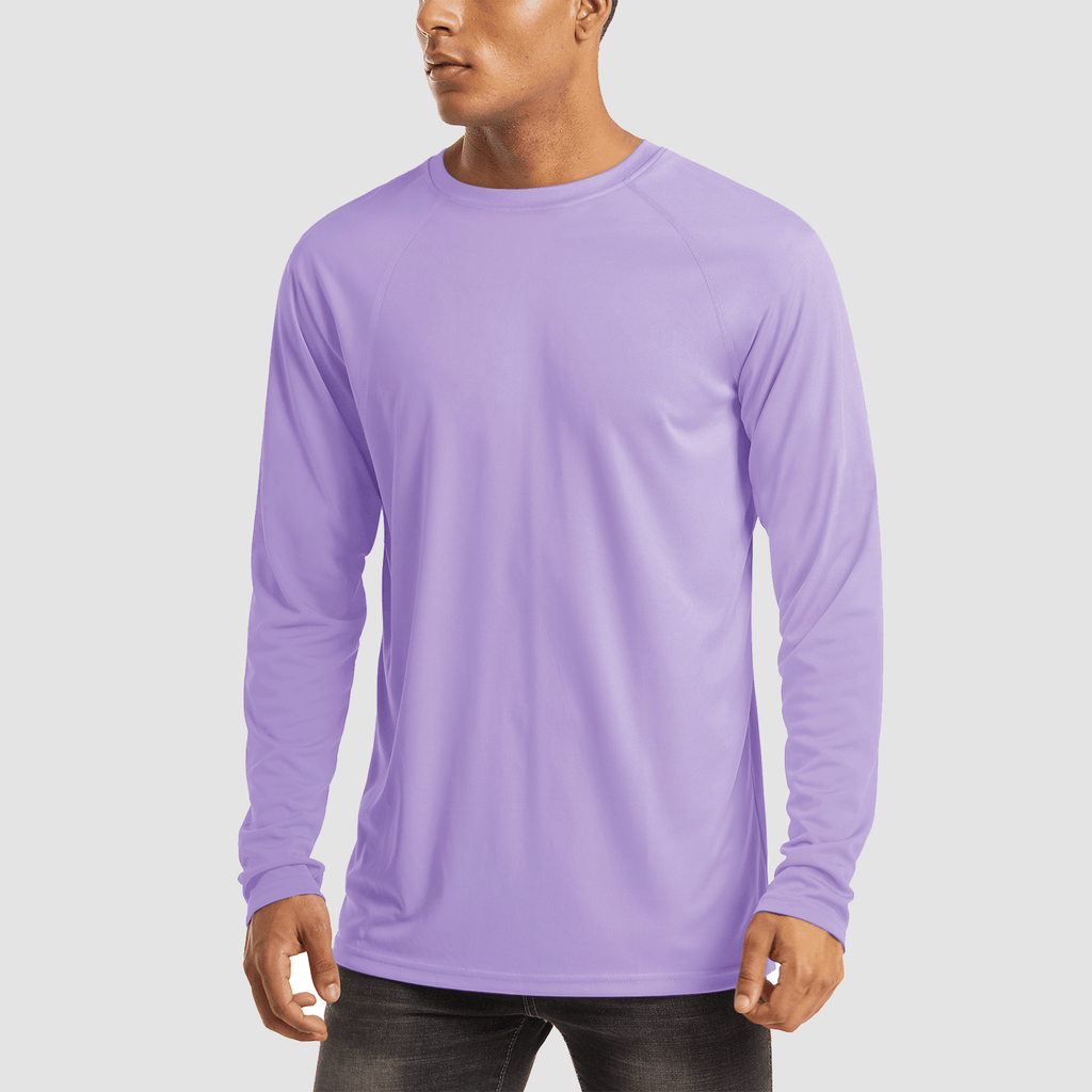 Dylan Men's Sun Protection Shirt-Men's Sport Shirt-CAMOUFIT-Purple-S-Camoufit
