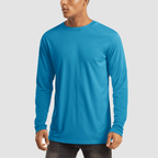 Dylan Men's Sun Protection Shirt-Men's Sport Shirt-CAMOUFIT-Blue Green-S-Camoufit
