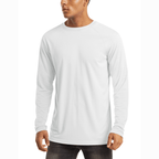 Dylan Men's Sun Protection Shirt-Men's Sport Shirt-CAMOUFIT-White-S-Camoufit