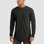 Dylan Men's Sun Protection Shirt-Men's Sport Shirt-CAMOUFIT-Black-S-Camoufit