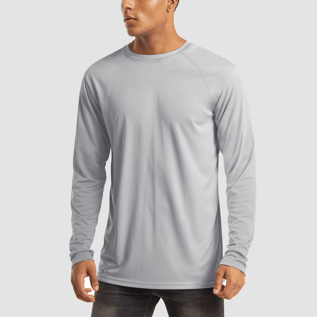 Dylan Men's Sun Protection Shirt-Men's Sport Shirt-CAMOUFIT-Gray-S-Camoufit