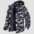 Arden Men's Fleece-Lined Water-Resistant Ski Jacket-Men's Ski Winter Jacket-CAMOUFIT-Black Camo-XS-Camoufit