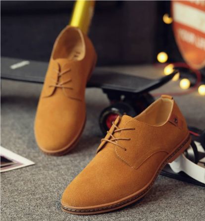 Rafael Men's Casual Shoes - Modern Everyday Comfort Style-Men's Loafers-Yellow-5-Camoufit