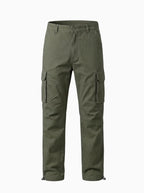 Mens Cotton Cargo Work Pants Multi Pocket Tactical Outdoor Trousers-Cargo Pants-CAMOUFIT-Army Green-S-Camoufit