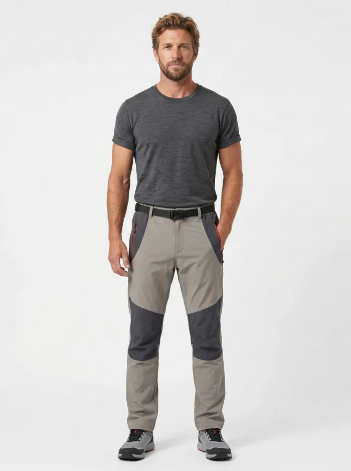 Mens Tactical Waterproof Quick Dry Cargo Pants Outdoor Hiking Trousers-Tactical Cargo Pants-CAMOUFIT-Ligt Gray-M-Camoufit