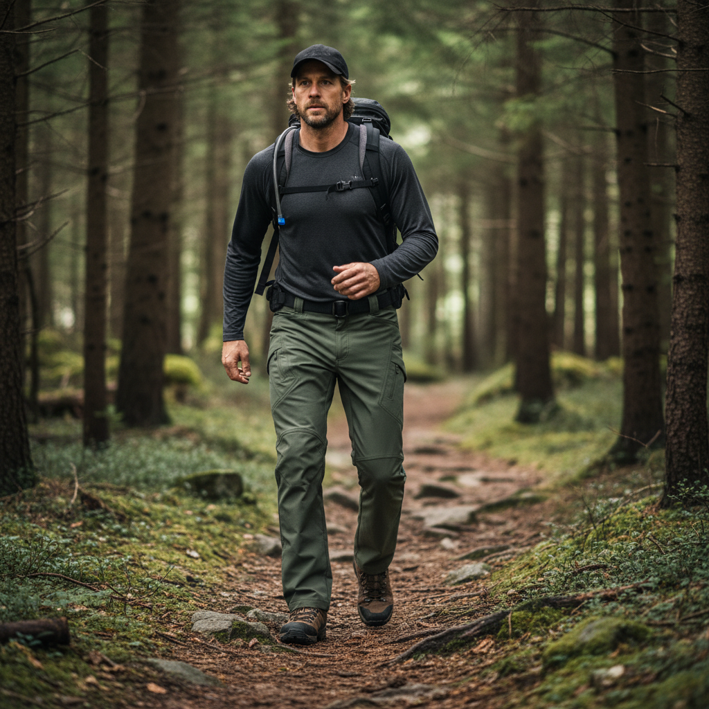 Mens Waterproof Fleece Lined Tactical Cargo Pants Outdoor Hiking Trousers