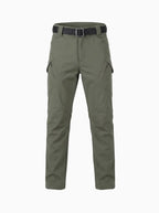 Mens Waterproof Fleece Lined Tactical Cargo Pants Outdoor Hiking Trousers-Tactical Cargo Pants-CAMOUFIT-Green-S-Camoufit