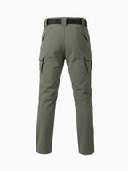 Mens Waterproof Fleece Lined Tactical Cargo Pants Outdoor Hiking Trousers-Tactical Cargo Pants-CAMOUFIT-Green-S-Camoufit