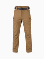 Mens Waterproof Fleece Lined Tactical Cargo Pants Outdoor Hiking Trousers-Tactical Cargo Pants-CAMOUFIT-Khaki-S-Camoufit