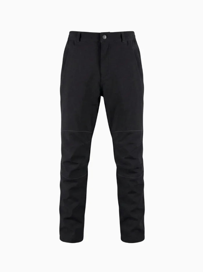 Mens Waterproof Hiking Pants Fleece Lined Outdoor Trousers-Tactical Pants-CAMOUFIT-Black-S-Camoufit
