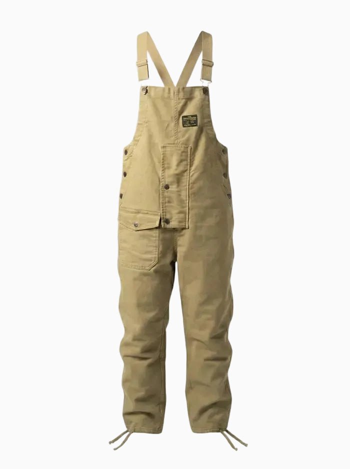 Moleskin Overalls with Cinch Cord-Jumpsuits & Overalls-CAMOUFIT-Army Green-XS(Jeans 26)-Camoufit