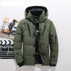 Orion Men's Puffer Jacket – Lightweight Hooded Winter Coat-Men's Puffer Jacket-CAMOUFIT-Navy Green-XS-Camoufit