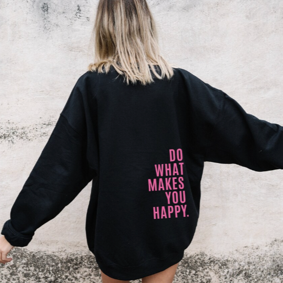 Zayelle | Oversized Hoodie for Women - Printed Cosy Relaxed Fit-Women's Hoodie-Black-XS-Camoufit