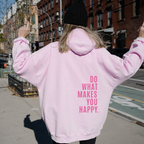 Zayelle | Oversized Hoodie for Women - Printed Cosy Relaxed Fit-Women's Hoodie-Light Pink - Pink-XS-Camoufit