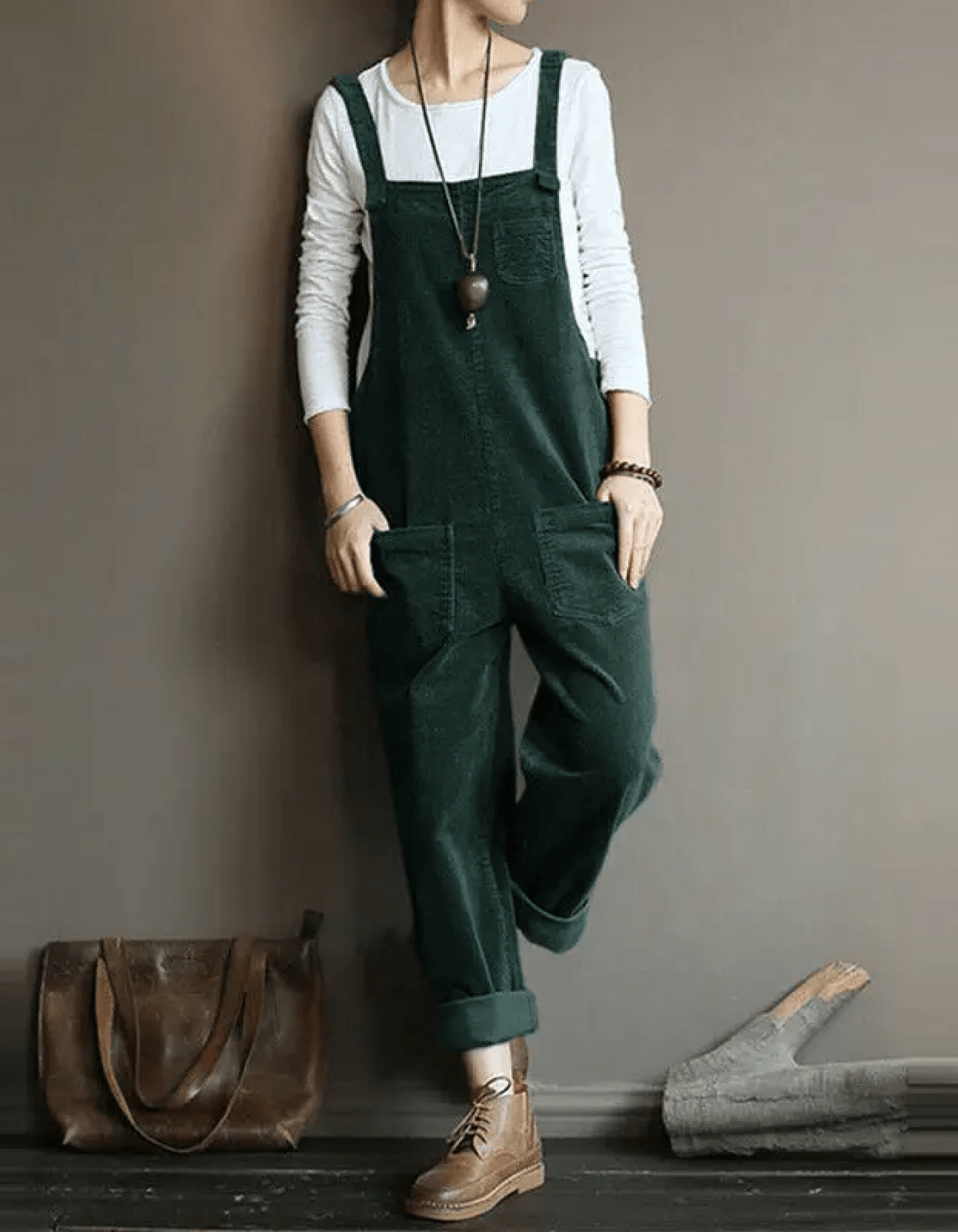 Elyra | Elegant Jumpsuit for Women – Adjustable Waist Tailored Fit-Overalls-Green-S-Camoufit