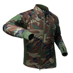 Auren | Windbreaker Tactical Jacket for Men - Packable Waterproof Detachable Hood Slim Fit-Tactical Jackets-Forest-S-Camoufit