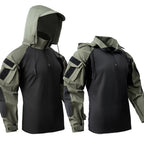 Ravello | Tactical Hoodie for Men - Quick Dry Long Sleeve Combat Fit-Tactical Top-Black-S-Camoufit