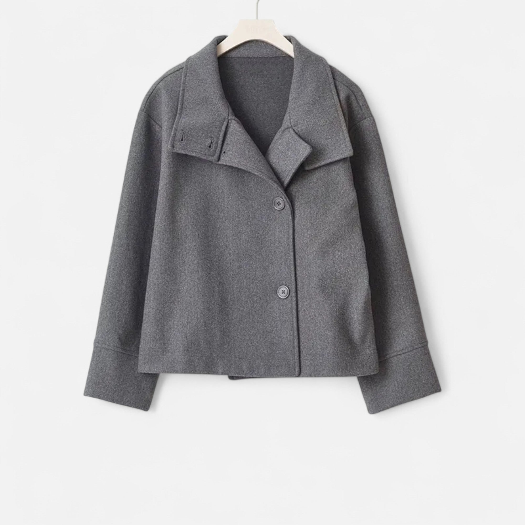 Valisse | Women's High Neck Short Coat – Relaxed Elegant Winter Fit-Women's Jacket-Camel-XS-