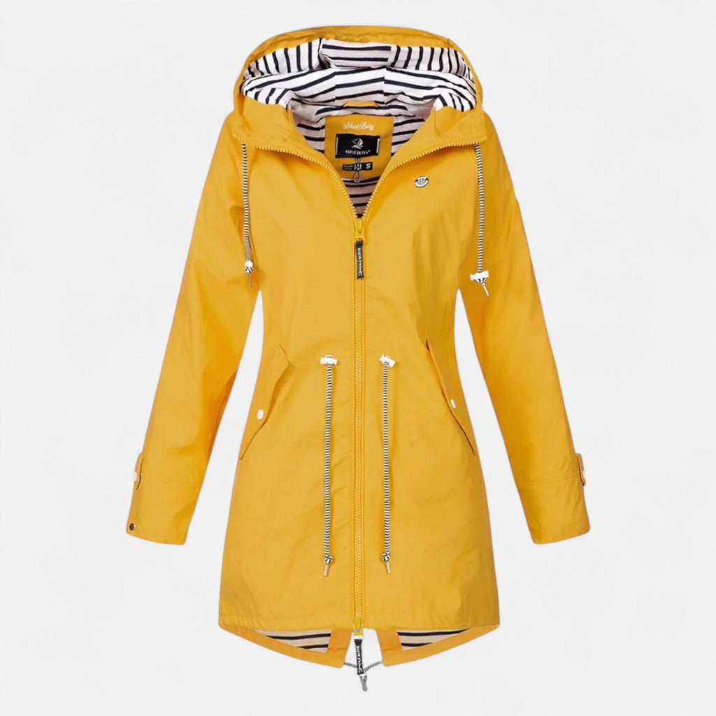 Old World - Women's Waterproof Jacket Timeless Elegance-Women's Rain Jacket-Yellow-S-Camoufit