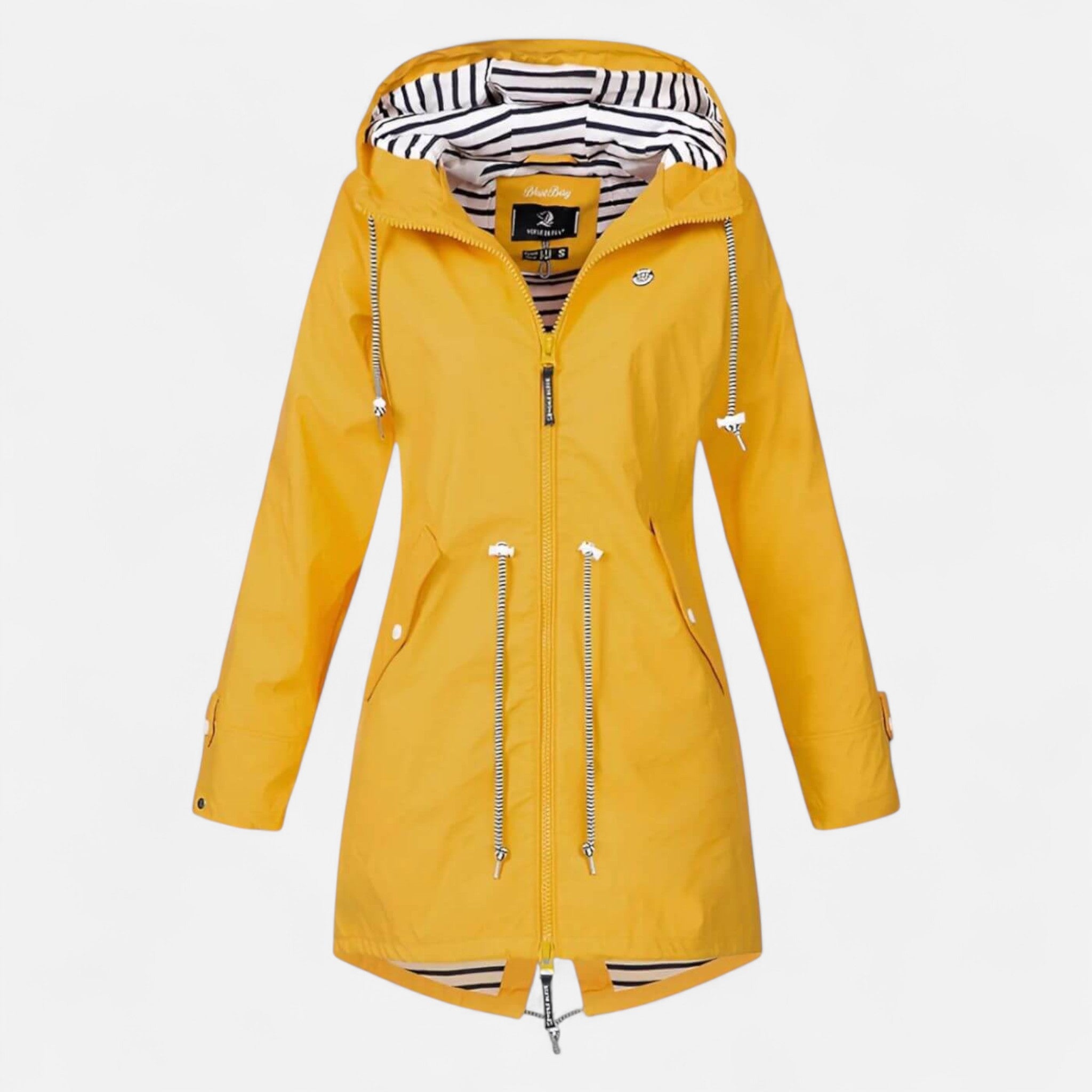 Old World - Women's Waterproof Jacket Timeless Elegance-Women's Rain Jacket-Yellow-S-Camoufit