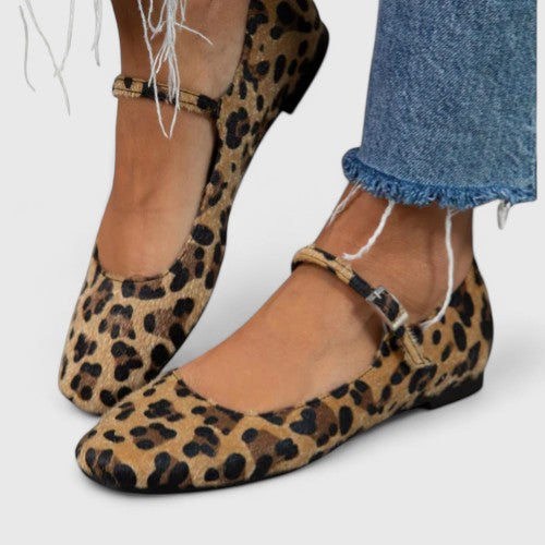 Solévia | Women's Elegant Sandals – Lightweight Support Comfort Fit-Women's Sandals-Leopard-5-